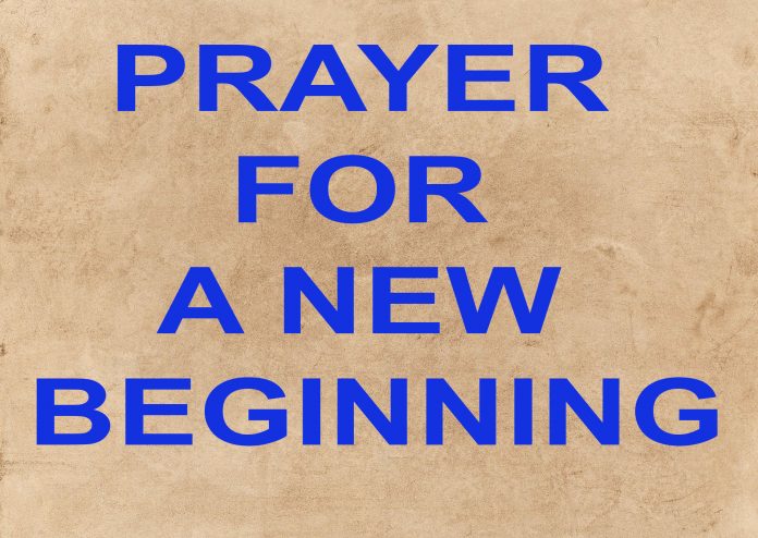 Prayer For A New Beginning
