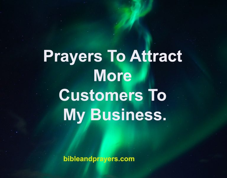 Prayers To Attract More Customers To My Business.