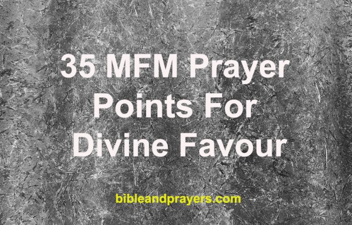 35 Prayer Points for Divine Favour