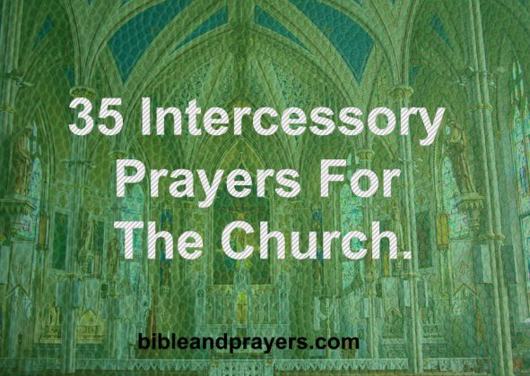 35 Intercessory Prayers For The Church -Bibleandprayers.com