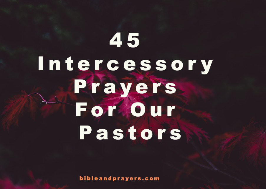 warfare prayer for our pastors