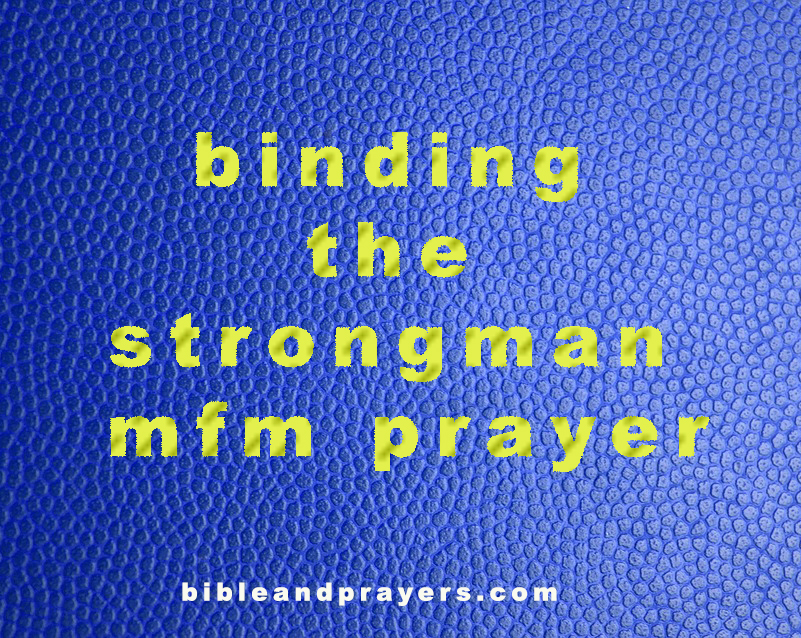 100 prayer points against strongman