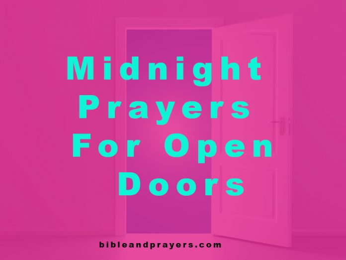 Midnight Prayers For Open Doors