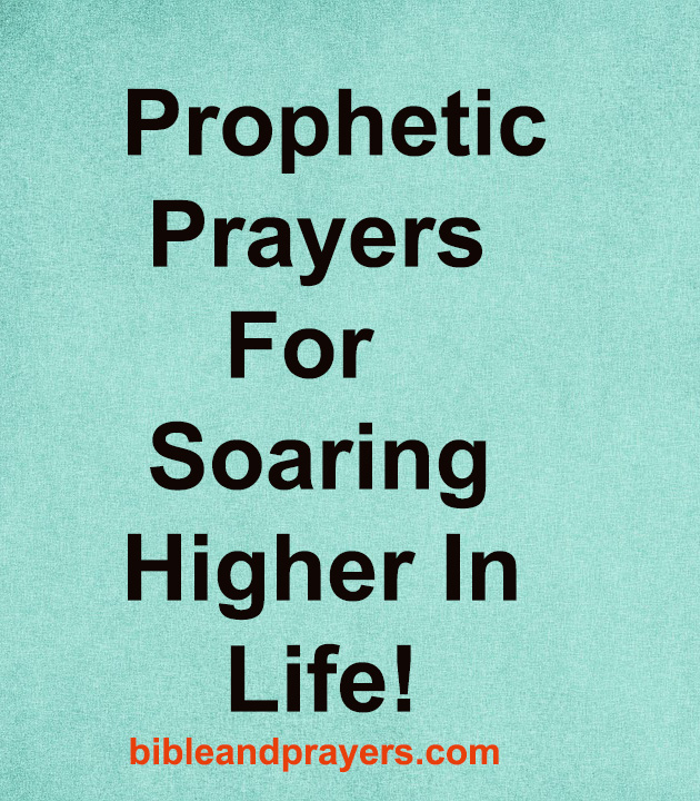 Prophetic Prayers For Soaring Higher In Life!