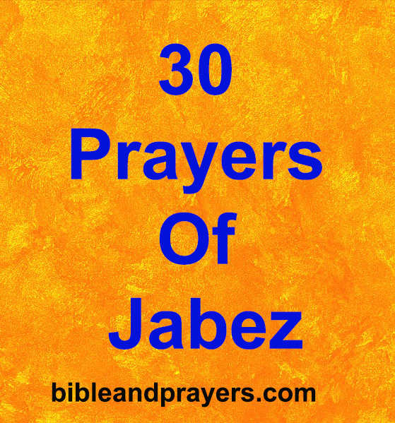 30 Prayers Of Jabez