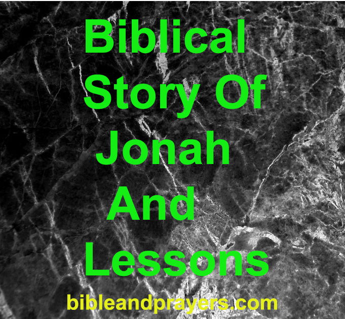 Biblical Story Of Jonah And Lessons