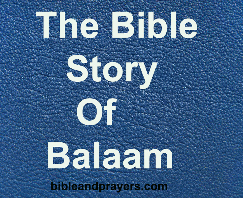 The Bible Story Of Balaam