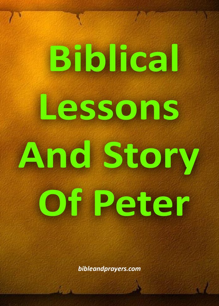 Biblical Lessons And Story Of Peter