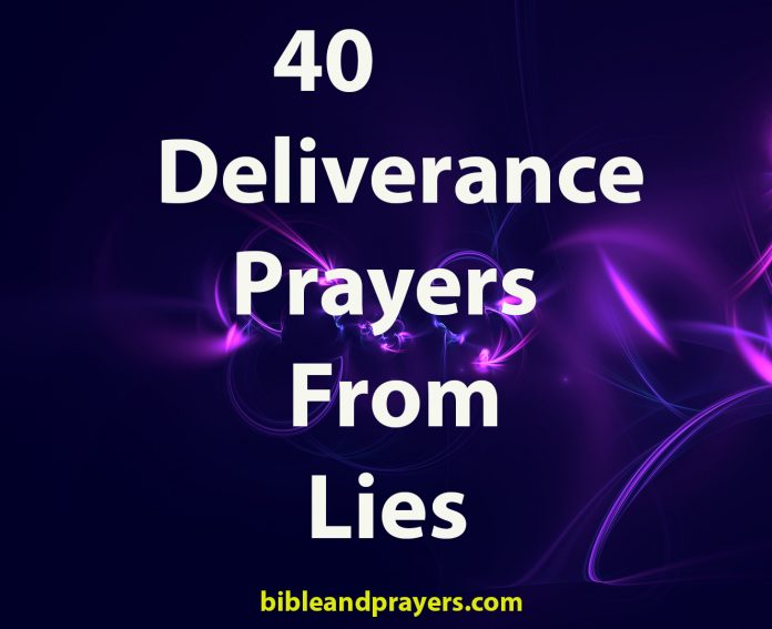40 Deliverance Prayers From Lies