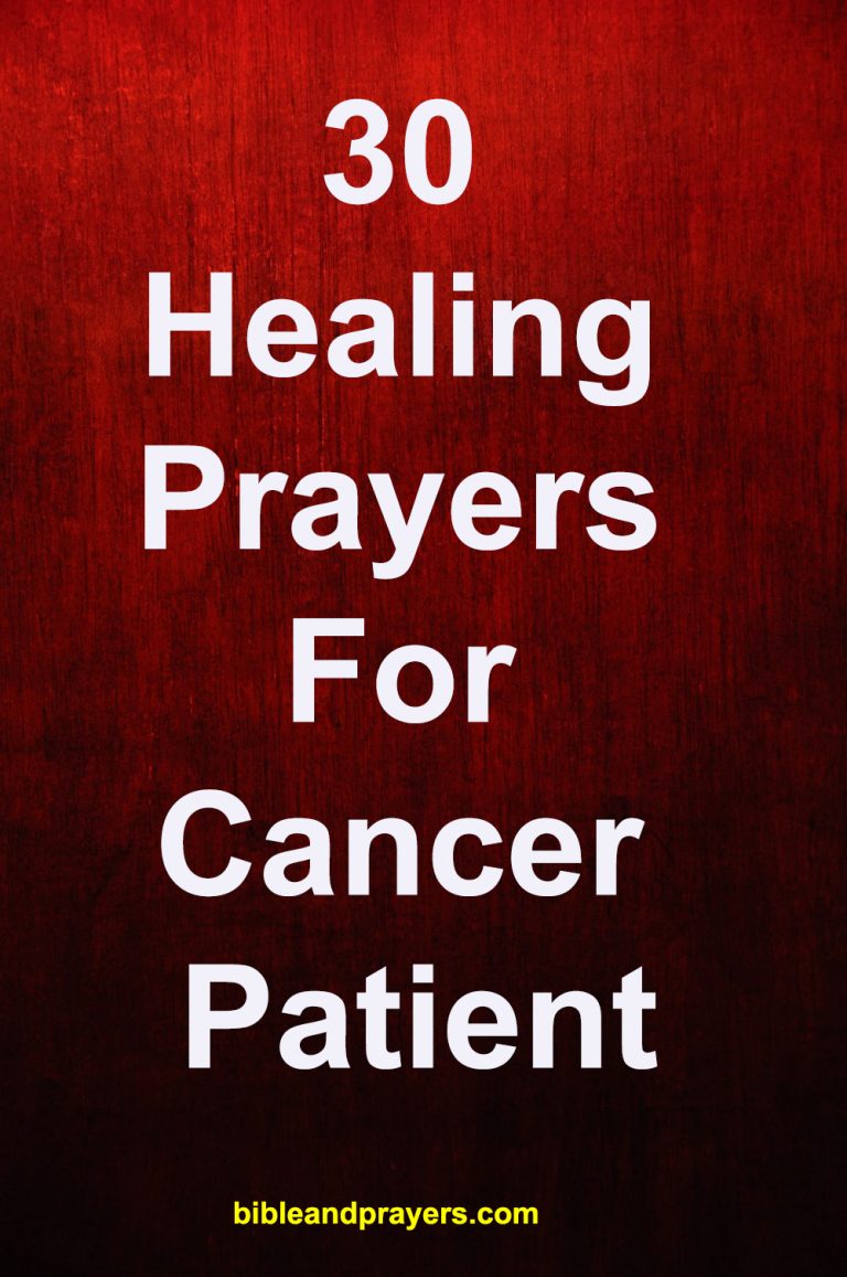 Healing Prayers For Cancer Patient
