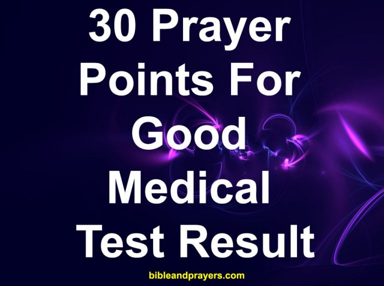 40 Prayers for Good Medical Test Results