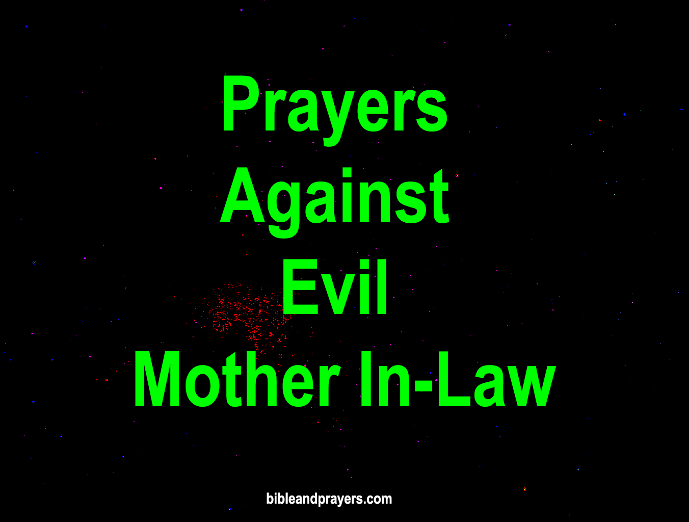 Prayers Against Evil Mother In-Law