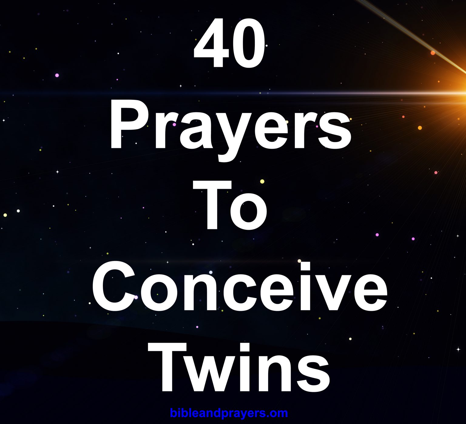 40 Prayers To Conceive