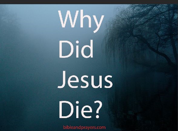 WHY DID JESUS DIE?