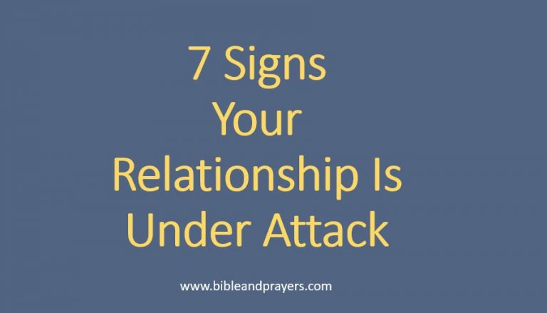 7 Signs Your Relationship Is Under Attack