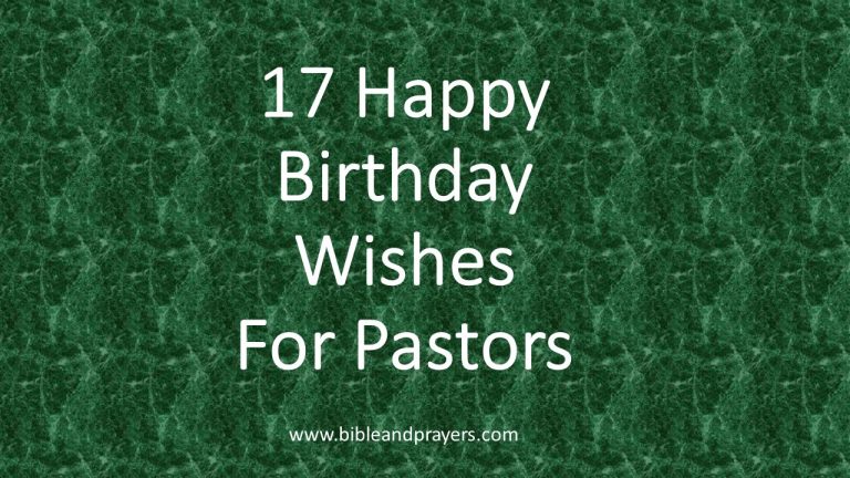 17 Happy Birthday Wishes For Pastors-Bibleandprayers.com