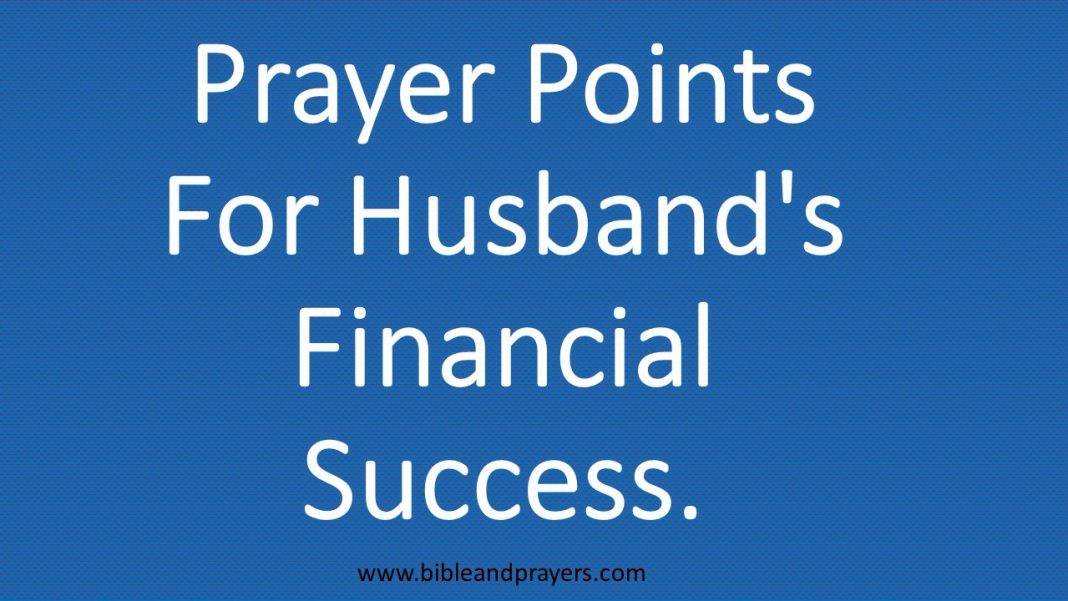 Prayer Points For Husband's Financial