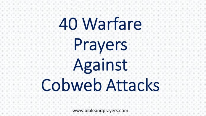 40 Warfare Prayers Against Cobweb Attacks