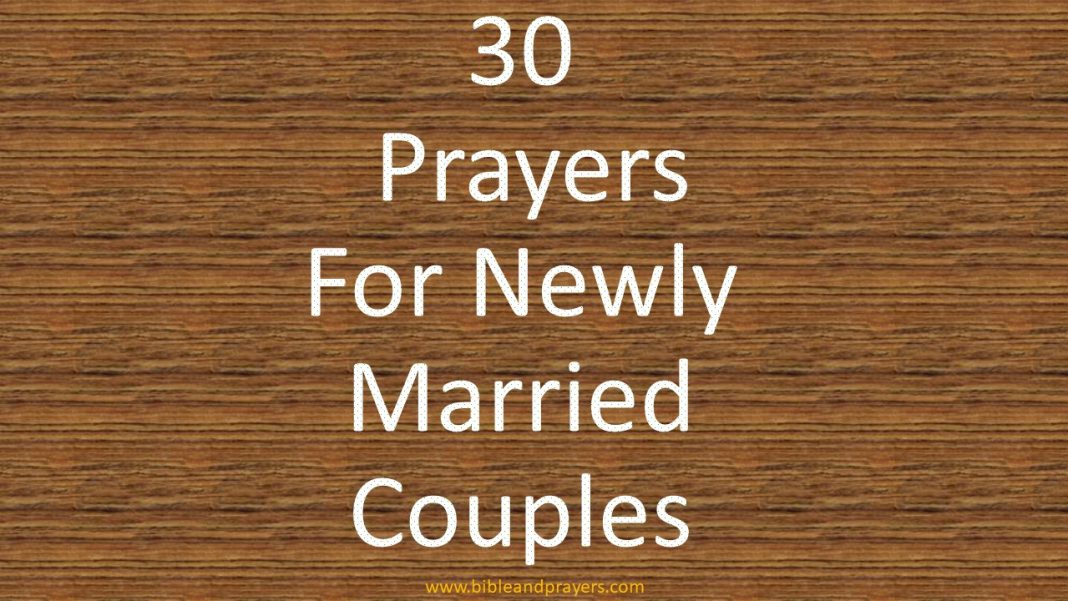 Short Prayers For Newly Married Couples. - Bibleandprayers.com