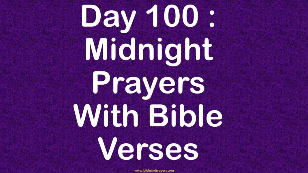 Powerful Bible Verses For Midnight Prayers