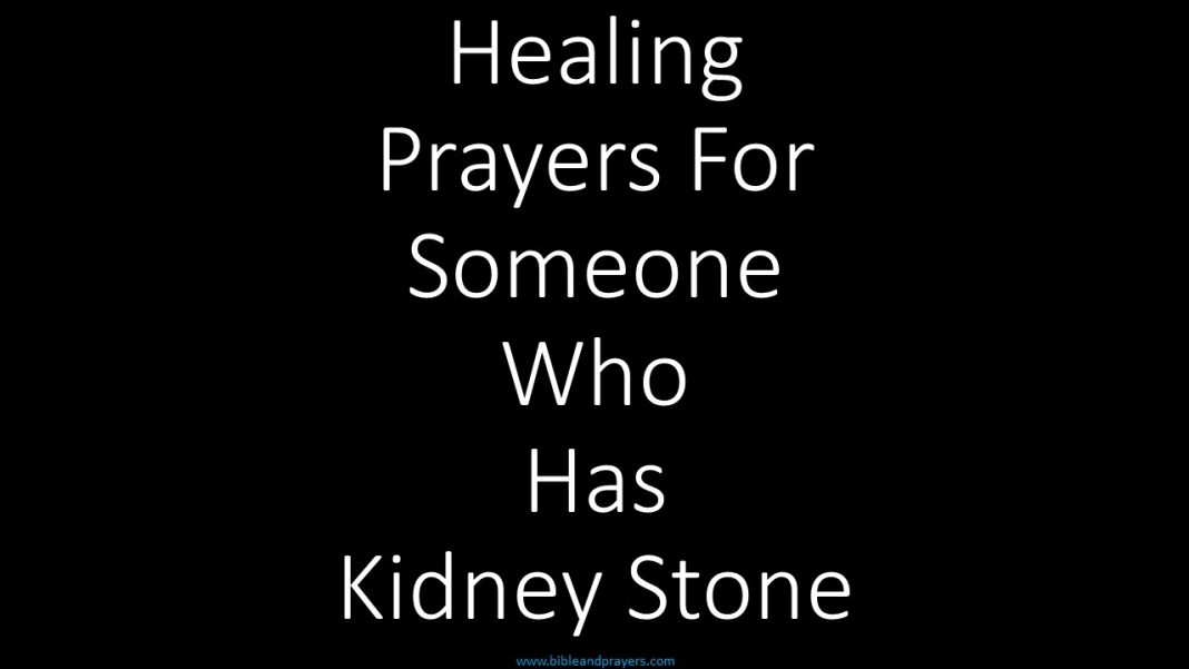 Healing Prayers For Someone Who Has Kidney