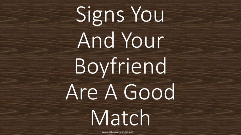 Signs You And Your Boyfriend Are A Good Match
