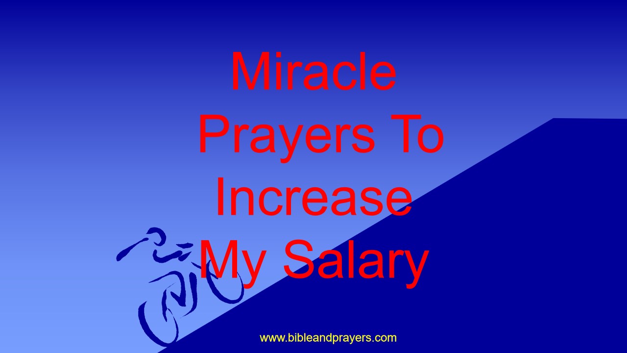Miracle Prayers To Increase My Salary