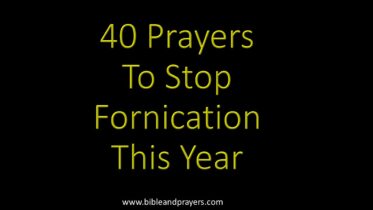 40 Prayers To Stop Fornication This Year
