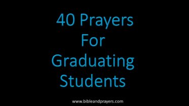 40 Prayers For Graduating Students