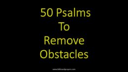 50 Psalms To Remove Obstacles