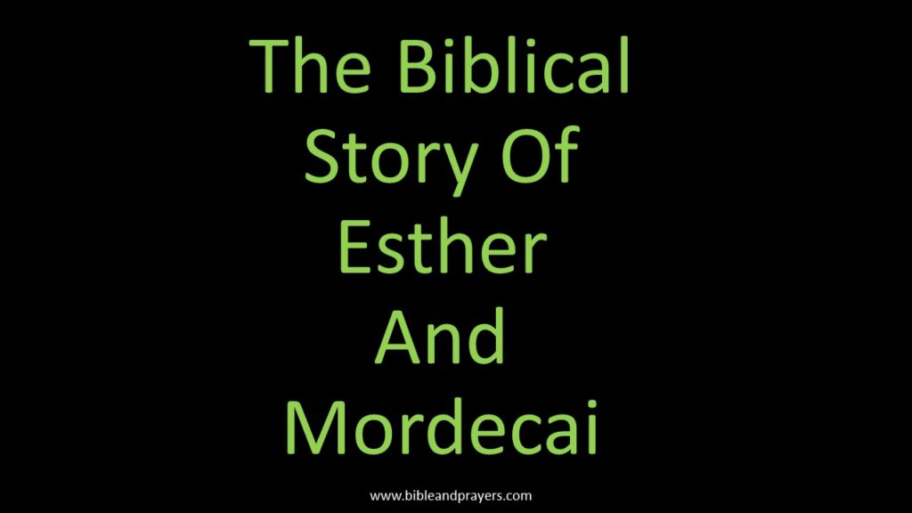 The Biblical Story Of Esther And Mordecai