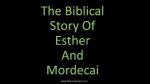 The Biblical Story Of Esther And Mordecai