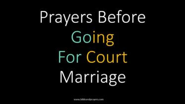 Prayers Before Going For Court Marriage