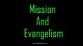 Mission And Evangelism