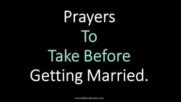 Prayers To Take Before Getting Married.