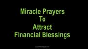 Miracle Prayers To Attract Financial Blessings