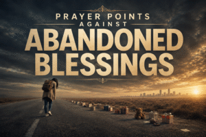 Prayer points Against Giving Up on Your Blessings
