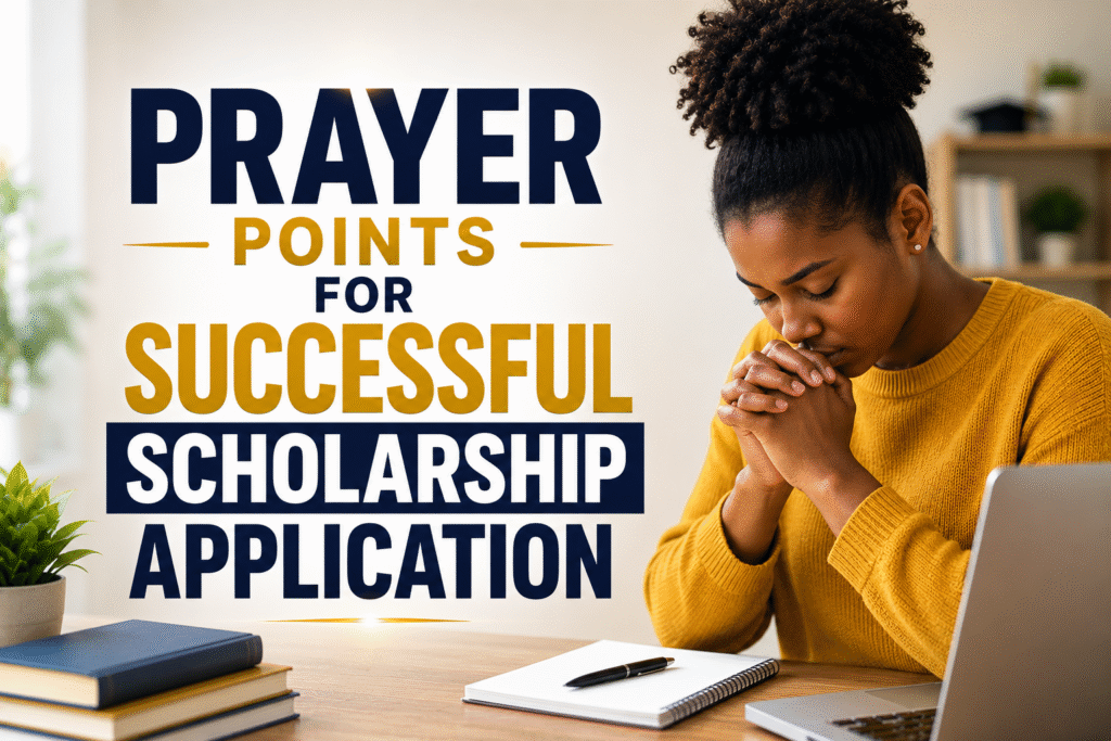 Prayer Points for Scholarship Approval