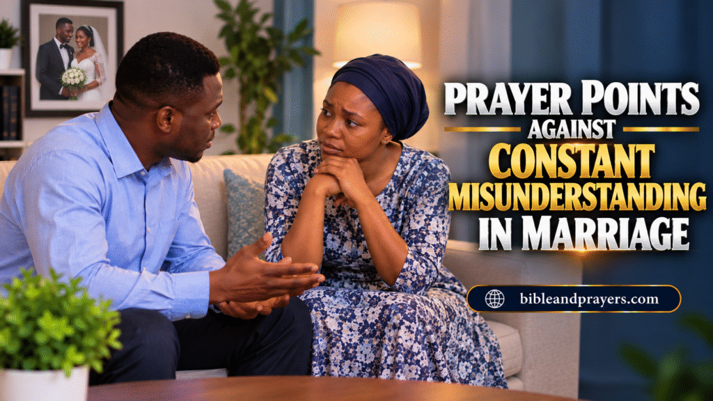 Prayer Points Against Constant Arguments in Marriage