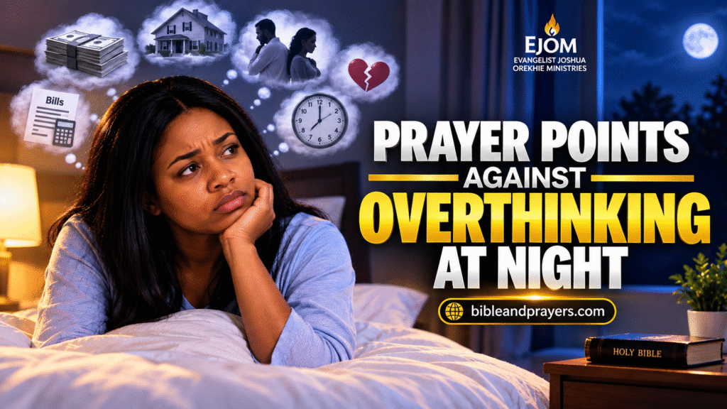 Prayer Points Against Racing Thoughts at Night