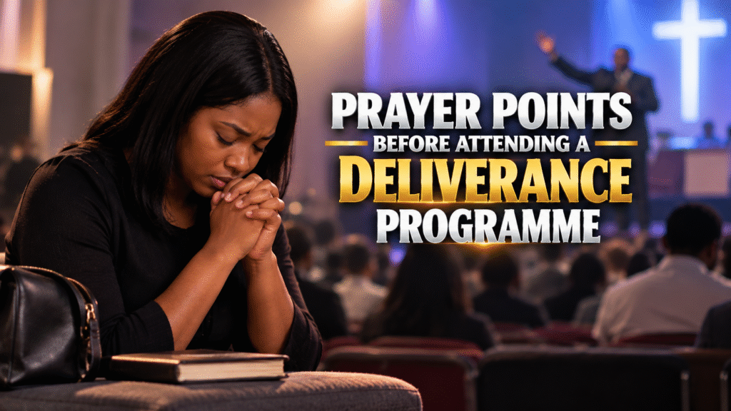 Prayer Points Before Going for Deliverance