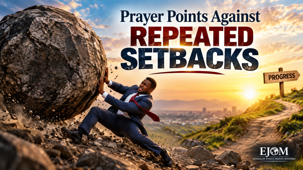 Prayer Points Against Setbacks After Breakthrough