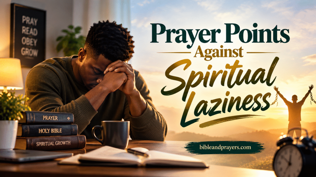 Prayer Points Against Prayerlessness