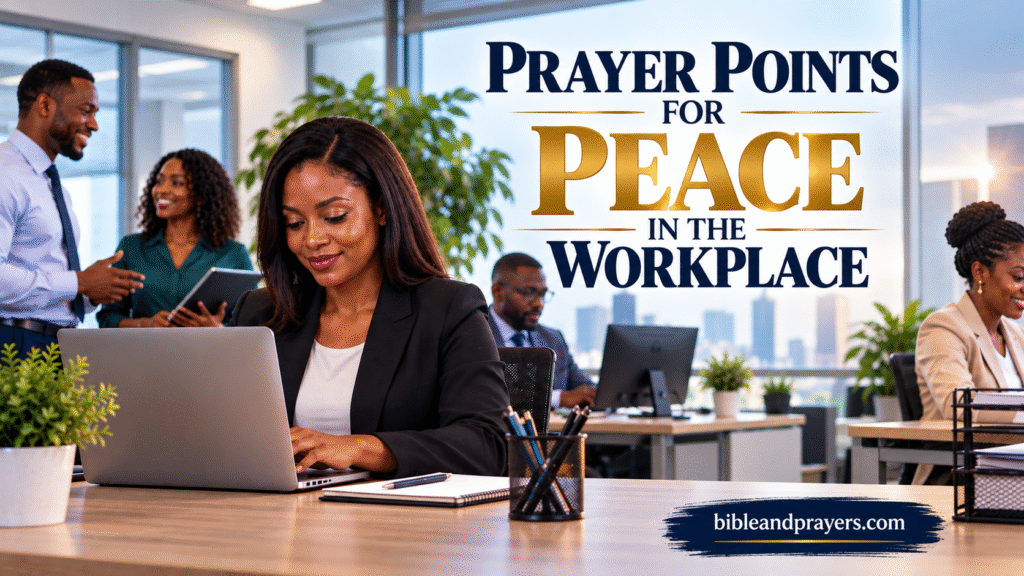 Prayer Points Against Conflict in the Workplace