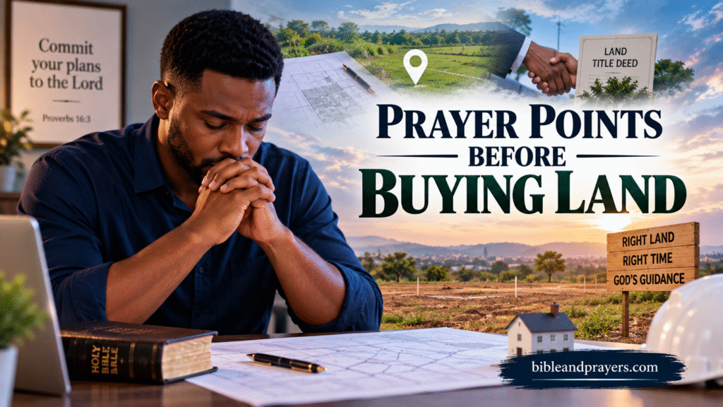 Prayer Points for Buying Your Own Land