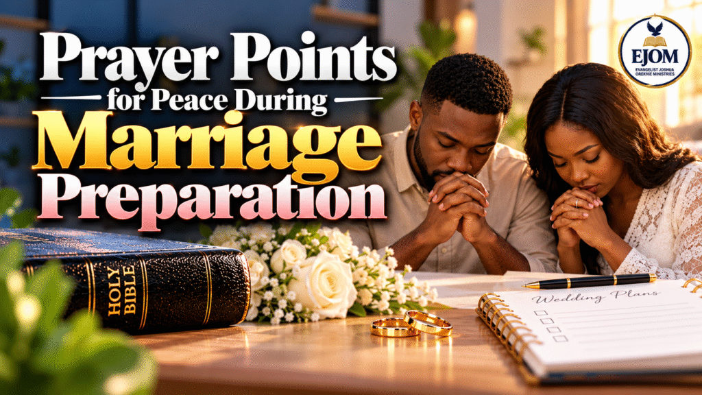 Prayer Points Against Stress During Marriage Preparation