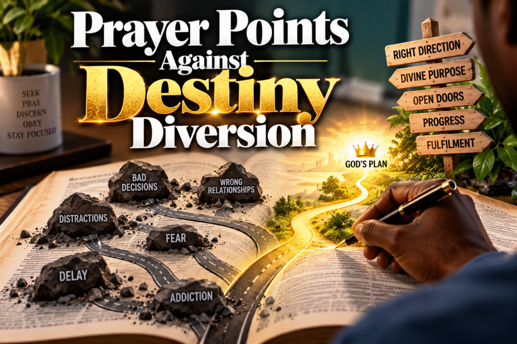 Prayer Points Against Being Diverted From Your Destiny