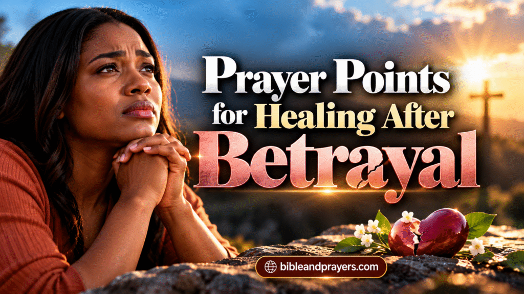 Prayer Points for Healing From the Pain of Betrayal