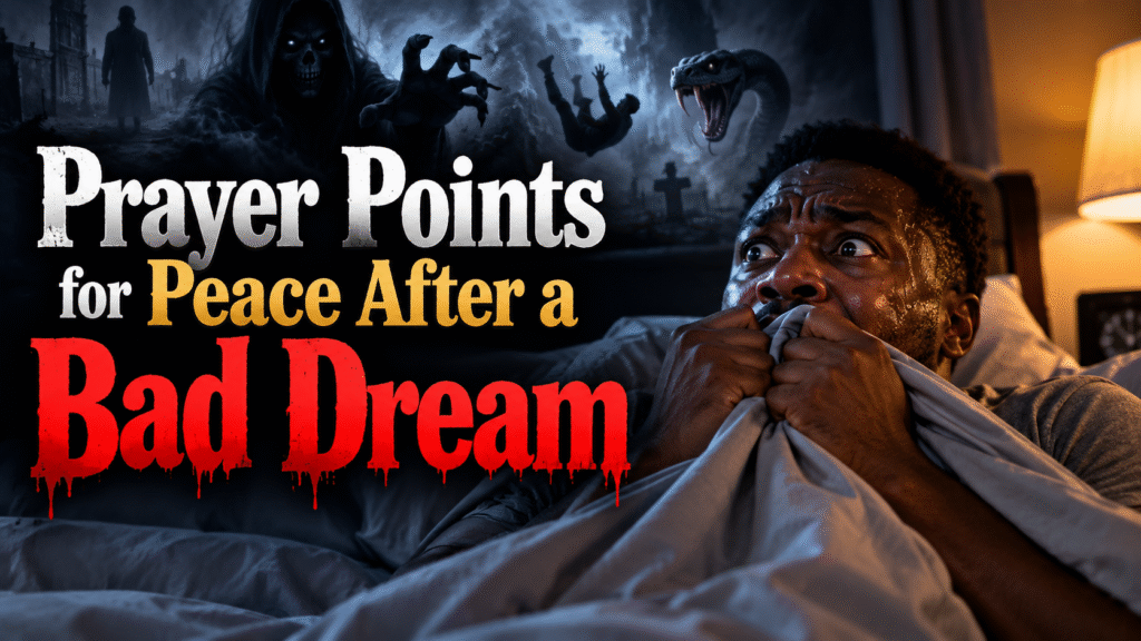 Prayer Points for Peace After a Nightmare