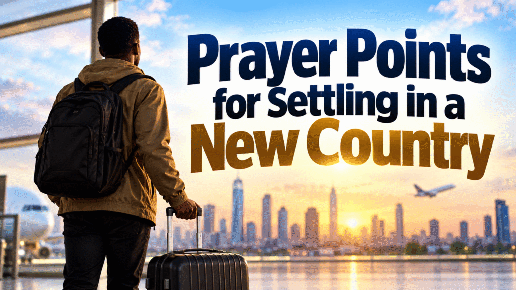 Prayer Points for Successful Relocation Abroad